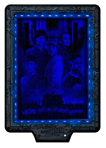 Stranger Things The Demogorgon 520 db-os puzzle LED-es keretben Clementoni