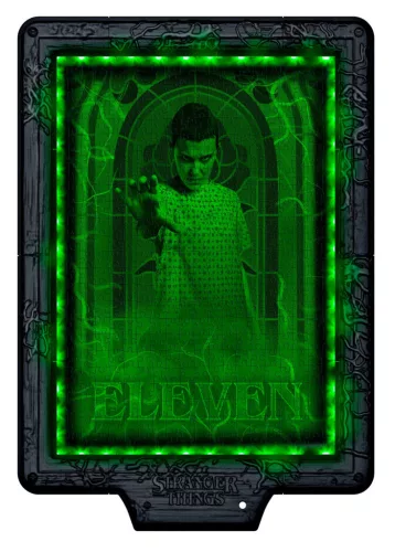 Stranger Things The Demogorgon 520 db-os puzzle LED-es keretben Clementoni