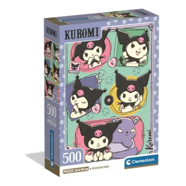 Hello Kitty Kuromi 500 db-os Compact puzzle Clementoni