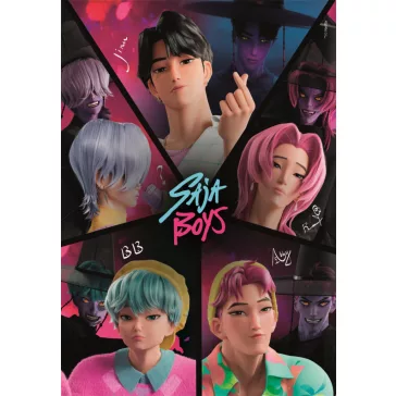   K-pop Démonvadászok Saja Boys 500 db-os Compact puzzle Clementoni
