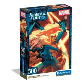   A Fantasztikus 4-es Flame 500 db-os Compact puzzle Clementoni