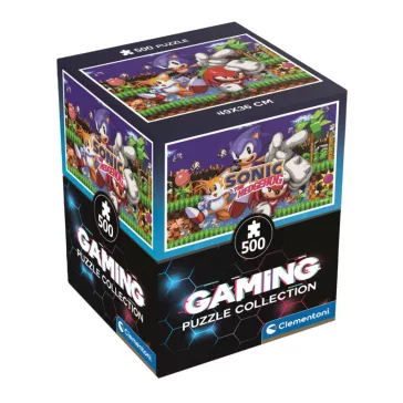 Sonic a sündisznó 64 Bit 500 db-os Cube puzzle Clementoni