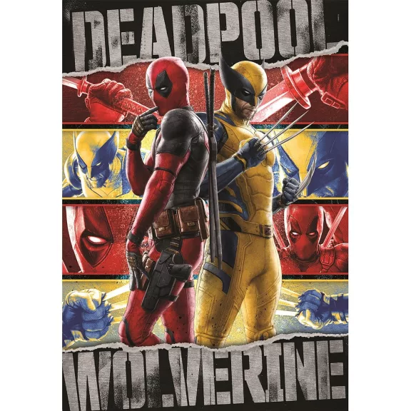 Deadpool & Wolverine 1000 db-os Compact puzzle Clementoni