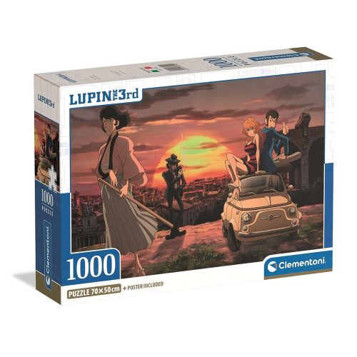 Lupin III Sunset 1000 db-os Compact puzzle Clementoni