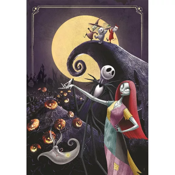 Karácsonyi lidércnyomás Moon 1000 db-os Compact puzzle Clementoni