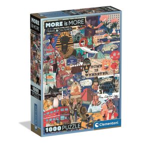 Utazás Cultures 1000 db-os Compact puzzle Clementoni