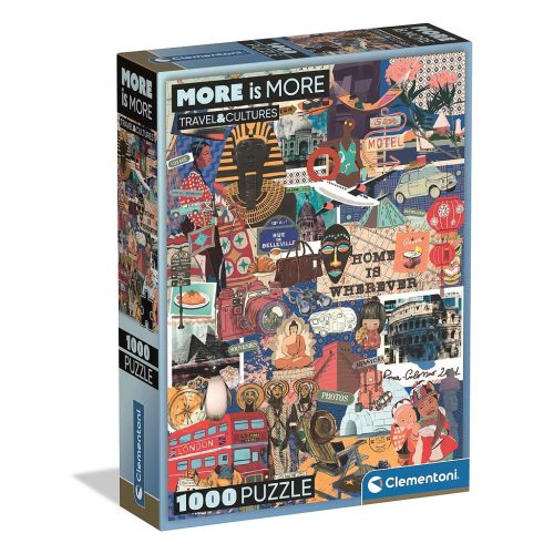 Utazás Cultures 1000 db-os Compact puzzle Clementoni