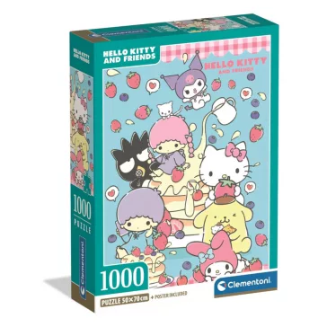 Hello Kitty Pancake 1000 db-os Compact puzzle Clementoni