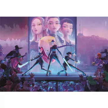   K-pop Démonvadászok Stage Warriors 1000 db-os Compact puzzle Clementoni