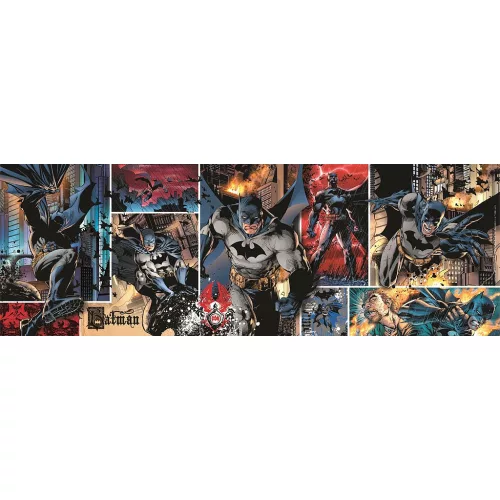 Batman Mosaic 1000 db-os panoráma Compact puzzle Clementoni