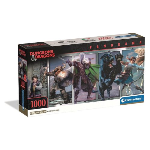 Dungeons & Dragons Blades 1000 db-os panoráma Compact puzzle Clementoni