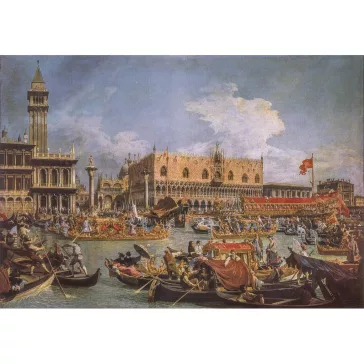   Művészet View of the Ducal Palace 1000 db-os Compact puzzle Clementoni