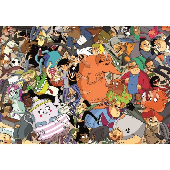 A világ ellen Chaos 1000 db-os Compact puzzle Clementoni