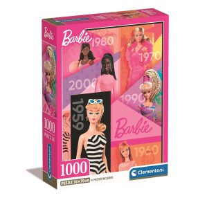Barbie Years 1000 db-os Compact puzzle Clementoni