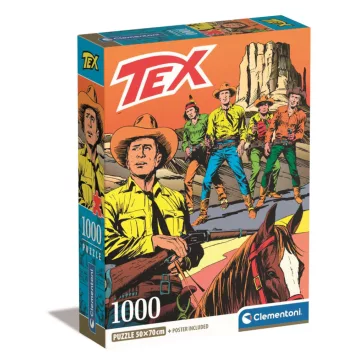 Tex Willer Ride 1000 db-os Compact puzzle Clementoni