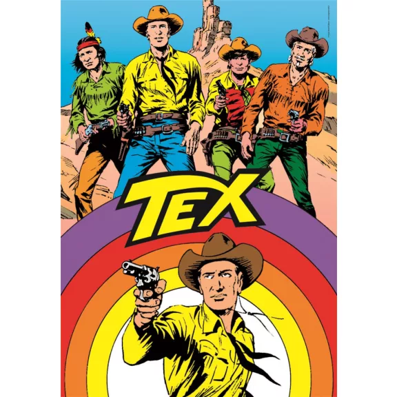 Tex Willer Rainbow 1000 db-os Compact puzzle Clementoni