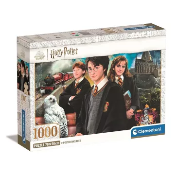   Harry Potter Here Begins 1000 db-os Compact puzzle Clementoni