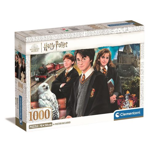 Harry Potter Here Begins 1000 db-os Compact puzzle Clementoni