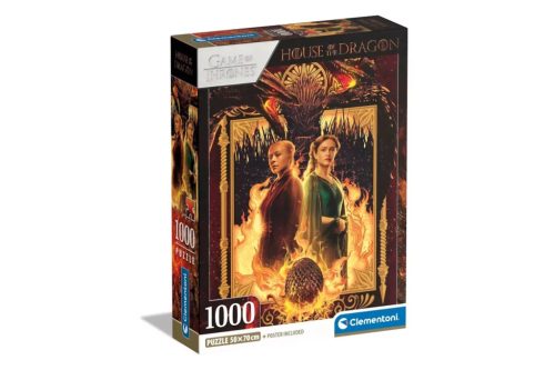 Sárkányok Háza Fire 1000 db-os puzzle Clementoni