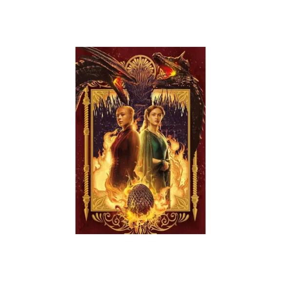Sárkányok Háza Fire 1000 db-os puzzle Clementoni