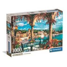   Olaszország View of Lake Como 1000 db-os Compact puzzle Clementoni