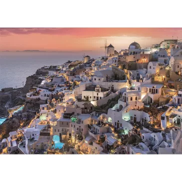   Görögország Santorini 1000 db-os Compact puzzle Clementoni