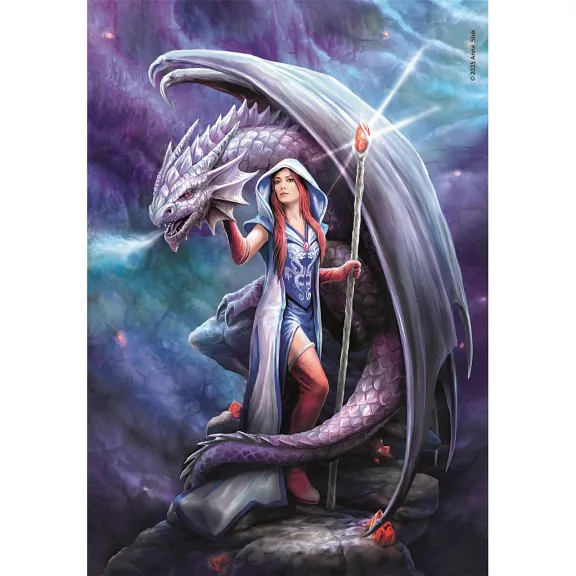 Anne Stokes Dragon Mage 1000 db-os Compact puzzle Clementoni