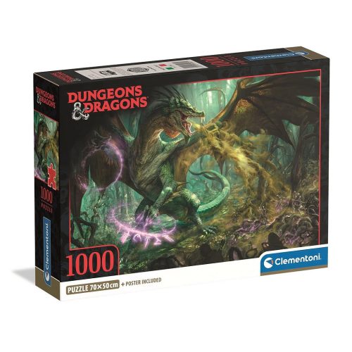 Dungeons & Dragons Poison 1000 db-os Compact puzzle Clementoni