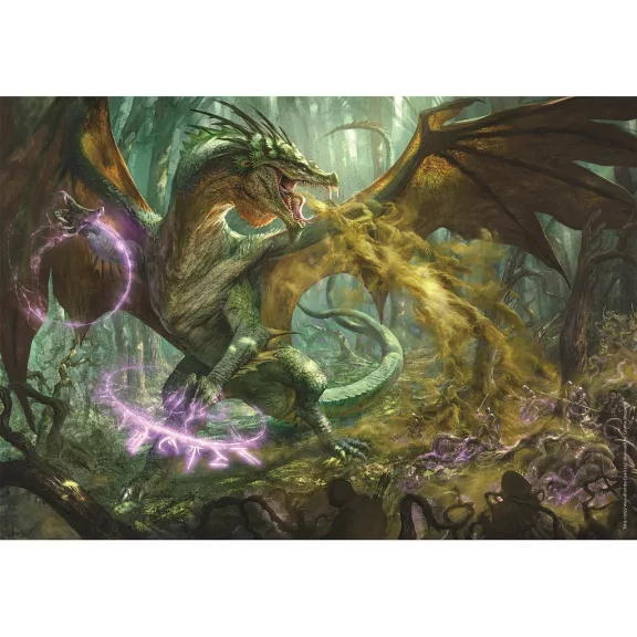 Dungeons & Dragons Poison 1000 db-os Compact puzzle Clementoni