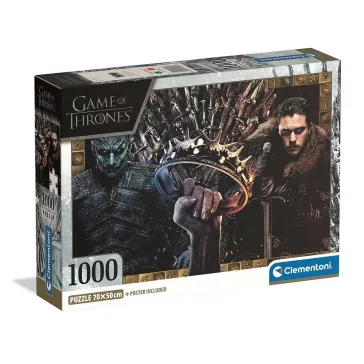   Trónok Harca Ice and Fire 1000 db-os Compact puzzle Clementoni