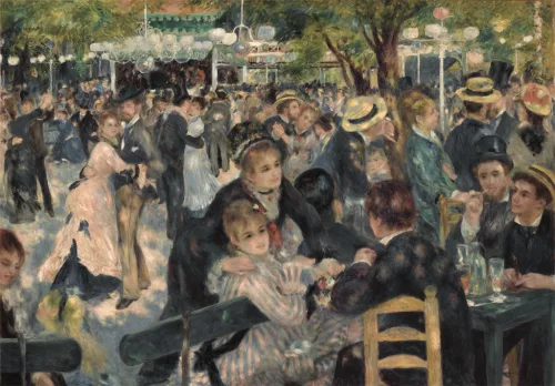 Művészet Bál a Moulin de la Galette-ben Renoir 1000 db-os Compact puzzle Clementoni