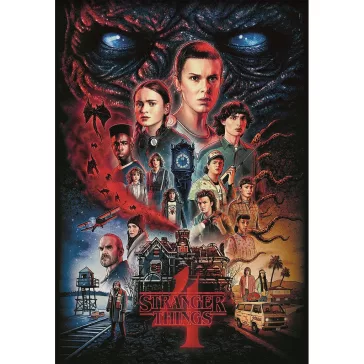   Stranger Things Darkness Rises 1000 db-os Compact puzzle Clementoni