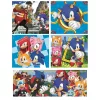 Sonic a sündisznó Heroes Rivals 10 az 1-ben puzzle Clementoni