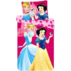   Disney Hercegnők Kind gyerek, ovis ágyneműhuzat 90×140cm, 40×55 cm