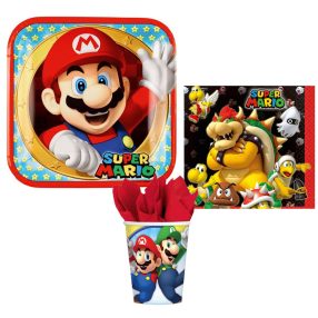   Super Mario Mushroom World party szett 36 db-os 23 cm-es tányérral