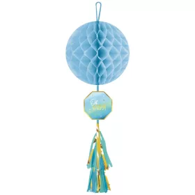 Baby Boy Függő dekoráció rojttal