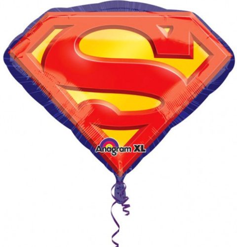 Superman Logo fólia lufi 66 cm