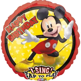 Disney Mickey Fun Zenélő Fólia lufi 71 cm