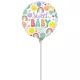 Színes Sweet baby mini fólia lufi 23 cm (WP)