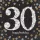 Happy Birthday 30 Gold szalvéta 16 db-os 33x33 cm