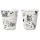 Karácsonyi lidércnyomás Black papír pohár 8 db-os 250 ml