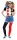 Harley Quinn Crazy jelmez 10-12 év