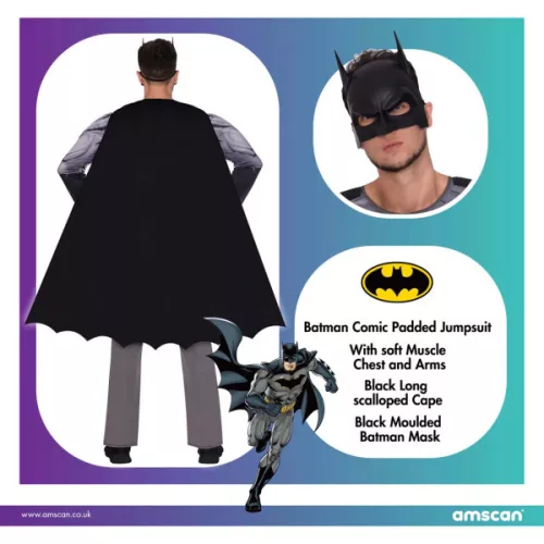 Batman Classic felnőtt jelmez XL