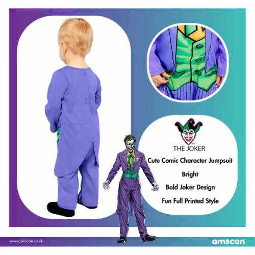 Batman Joker baba jelmez 12-18 hó