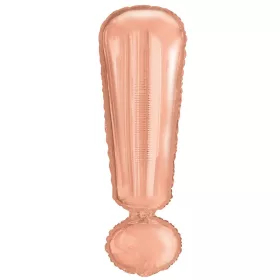 Színes Rose Gold ! betű fólia lufi, 103 cm