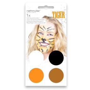 Tigris Halloween arcfesték, smink szett