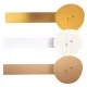 Esküvői Gold krepp papír 3 db-os