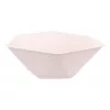 Rózsaszín Vert Decor hatszögletű mélytányér 6 db-os 15,8 cm