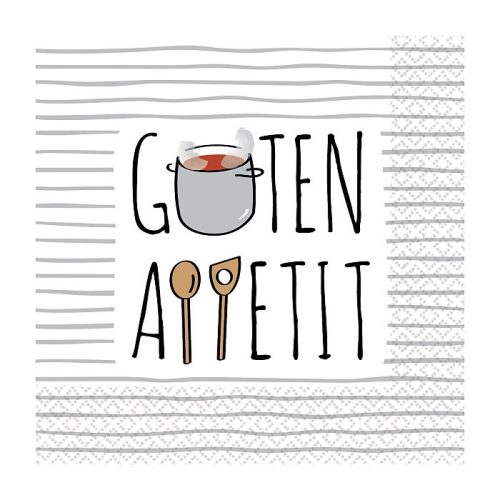 Guten Appetit Strip szalvéta 16 db-os 33x33 cm