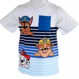   Mancs Őrjárat Stripes gyerek rövid póló, felső 3 - 8 év / 98 - 128 cm